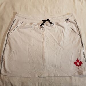 Eh! Canada Flag women's size 1X designed with modesty shorts NWT